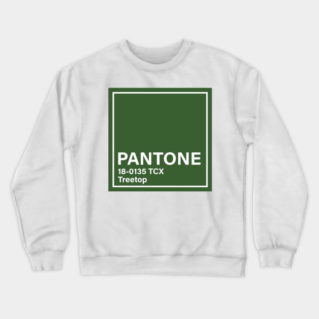 pantone 18-0135 TCX Treetop Crewneck Sweatshirt by princessmi-com